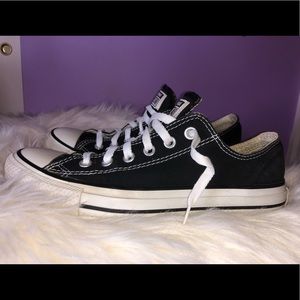 Black Converse Low Tops Unisex
